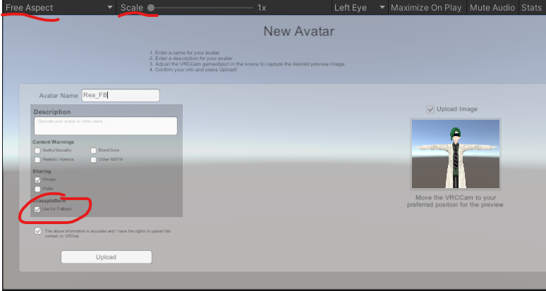 Fallback Avatarを利用する[VRChat Avatars 3.0]